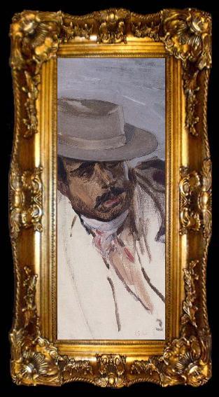 framed  Joaquin Sorolla Head men, ta009-2